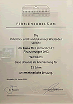 Firmenjubiläum - 25 Jahre