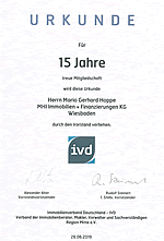 15 Jahre Mitgliedschaft im IVD